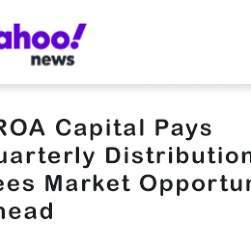 SROA Capital Pays Quarterly Distributions
