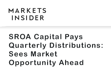 SROA Capital Pays Quarterly Distributions