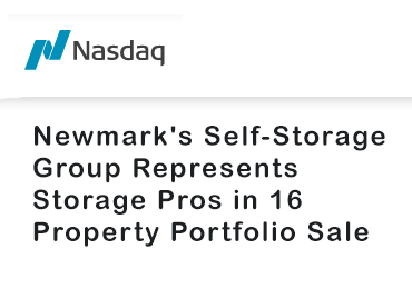 Newmark’s Self Storage Group Represents Storage Pros in 16-Property Portfolio Sale