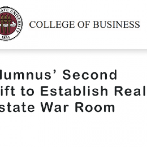 Alumnus’ Second Gift to Establish Real Estate War Room