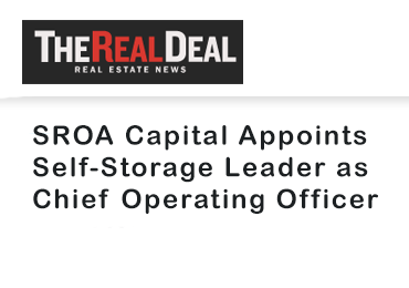 SROA Capital Appoints Self-Storage Leader as Chief Operating Officer
