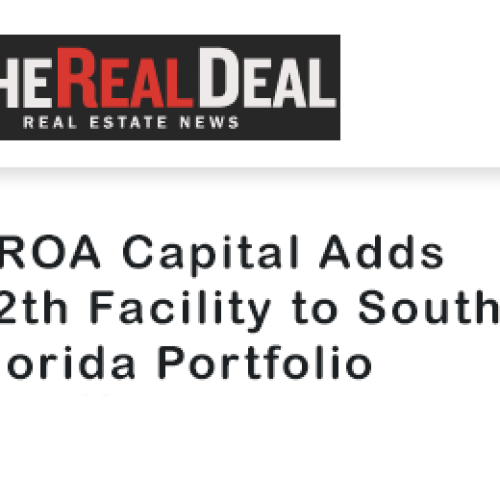 SROA Capital Adds 12th facility to South Florida Portfolio